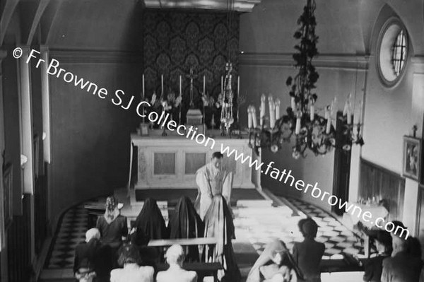 REV E KILBRIDE S.J. AFTER FIRST MASS LORETO HALL, ST STEPHEN'S GREEN